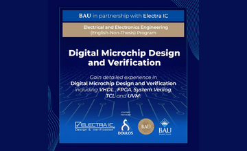"Sayısal Mikroçip Tasarım ve Doğrulama/Digital IC Design and Verification" Yüksek Lisans Başvuruları Başladı